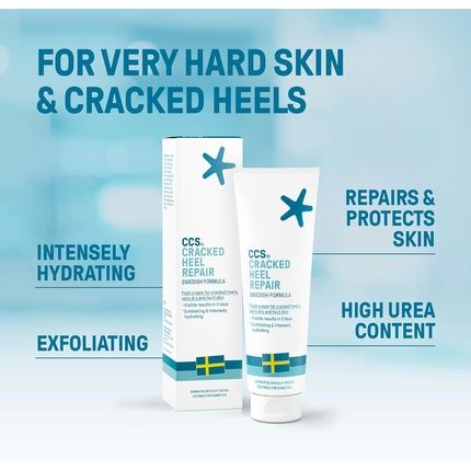 Ccs Cracked Heel Repair Cream Visible Results In 3 Days For Heels And Very Dry Skin