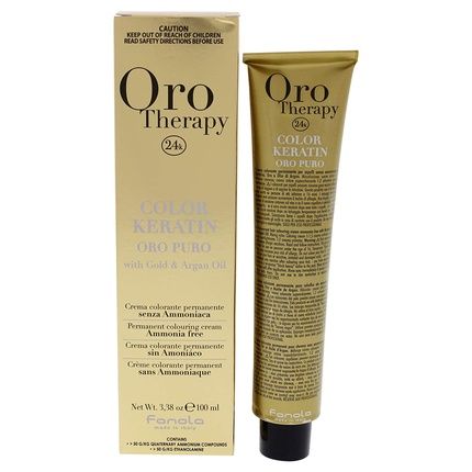 Fanola Oro Puro Therapy Color Keratin Hair Color No.10.00 Platinum 100Ml