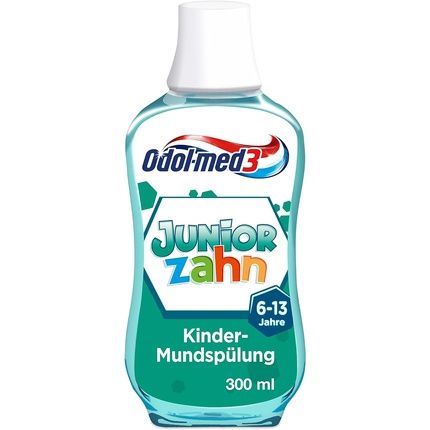 Odol-Med3 Juniorzahn Mouthwash For Children 300Ml Mild Mint Flavor