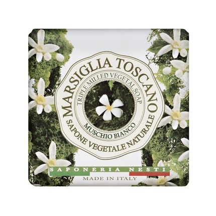 Nesti Dante Marsiglia Toscano Triple Milled Vegetal Soap Muschio Bianco