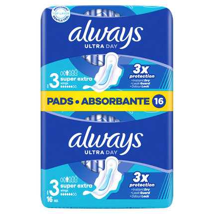 Always Always Ultra Super Extra Vp 16 Pcs Sanitary Towels