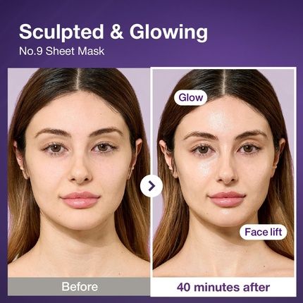 Numbuzin No.9 Bio Full Face Sheet Mask Improves Jawline And Jowls