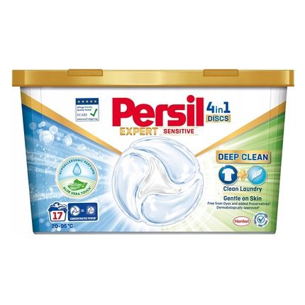 Persil Discs Expert Sensitive 4 In 1 Laundry Capsules - 17 Pieces