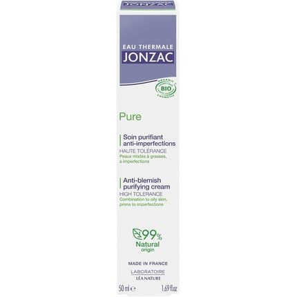 Eau De Jonzac Pure Anti-Blemish Purifying Cream Organic 50Ml