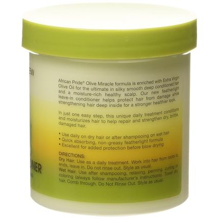 African Pride Olive Miracle Leave-In Conditioner 15 Ounce - Image 3