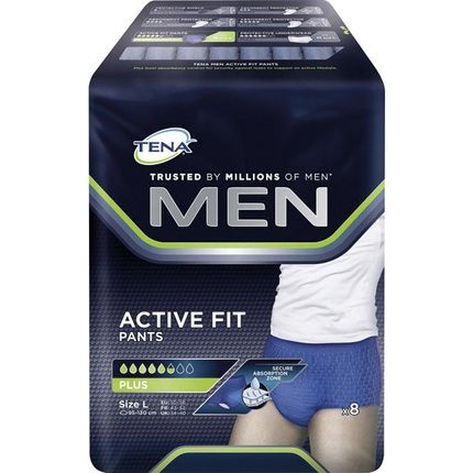 Tena Men Pants Plus Large 8 Count