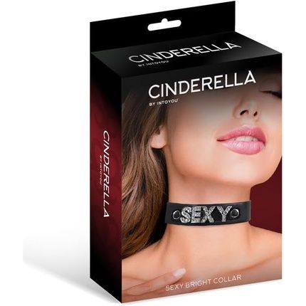 Cinderella Vegan Leather Necklace Sexy One Size