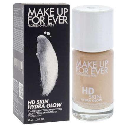 Hd Skin Hydra Glow 1N14 Beige By Make Up For Ever For Women 1 Oz Foundation - Image 3