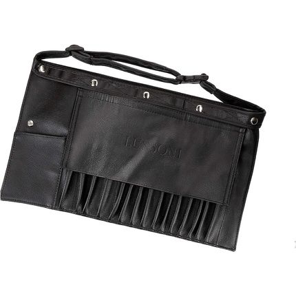 T4B Lussoni Eco-Friendly Leather Makeup Brush Belt Black - Image 3