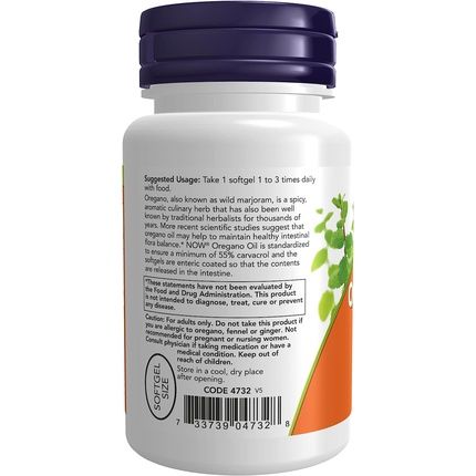 Now Oregano Oil 90 Softgels - Image 3