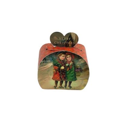 The English Soap Luxury Gift Wrapped Guest Soap Merry Christmas