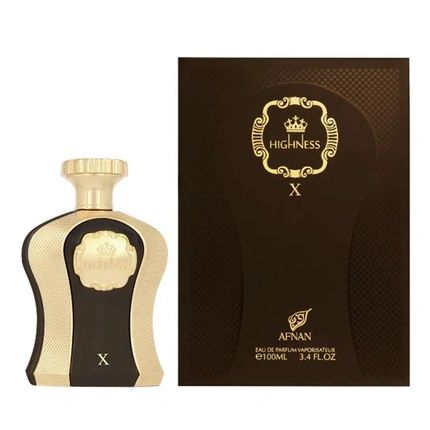 Afnan Highness X Brown Eau De Parfum Spray 3.4 Ounce