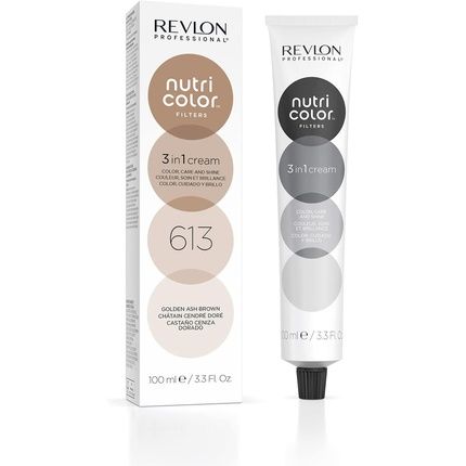 Revlon Professional Nutri Color Filters Fashion Filters Golden Ash Brown 613 100Ml