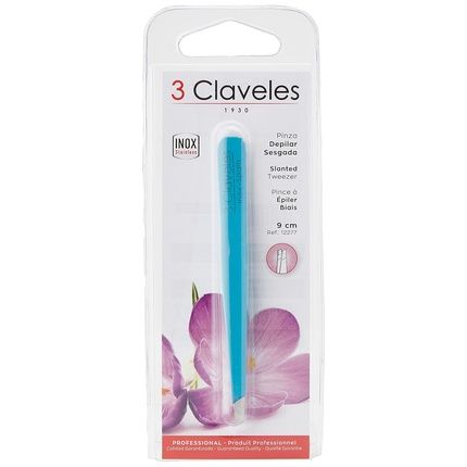 12277 Slanted Tweezers Stainless Steel 9Cm