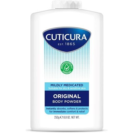 Cuticura Mildly Medicated Body Powder 250G For Personal Hygiene And Sweat