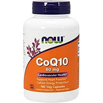 Now Foods Coenzyme Q10 60Mg 180 Capsules