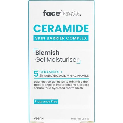 Face Facts Ceramide Blemish Gel Moisturiser 50Ml