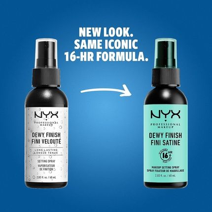 Nyx Professional Makeup Setting Spray Long Lasting Fixing Lightweight Vegan Formula Dewy Finish 60Ml