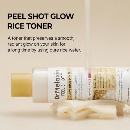 Peel Shot Glowe Rice Toner 200Ml For Hydrated Skin