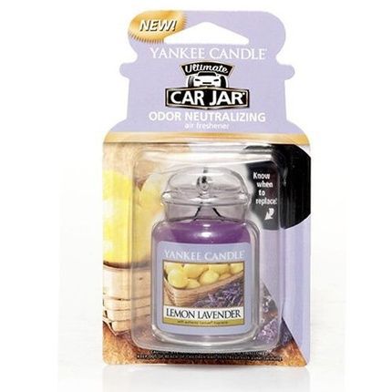 Yankee Candle Lemon Lavender Ultimate Car Jar Luxury Car Air Freshener