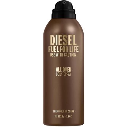Diesel Body Spray Aftershave For Men 200Ml With Badiane, Lemon, Raspberry, Lavender, Cedar, Amber Wood, And Powdery Musk