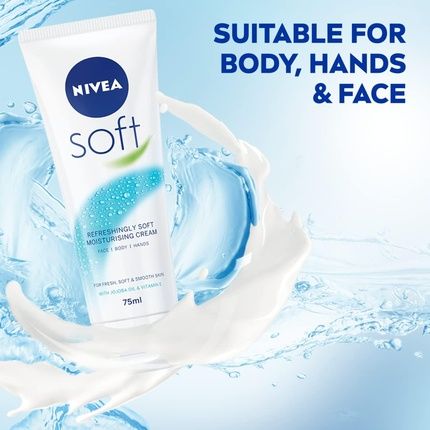 Nivea Soft Intensive Moisturizing Cream 75Ml - Image 3