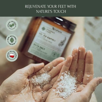 Vis Plantis Foot Soak Salt With Green Tea & Urea Regenerating Foot Spa Soak 560G - Image 3