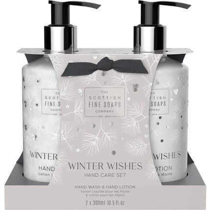 Scottish Fine Soaps Winter Wishes Hand Care Set 300Ml Hand Wash