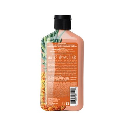 Hempz Body Wash Sweet Pineapple & Honey Melon Hydrating For Sensitive Skin