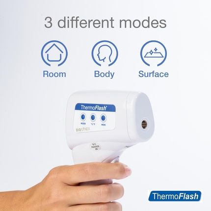 Biosynex Thermoflash Premium Noncontact Forehead Thermometer For Babies