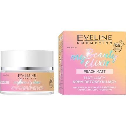 Eveline Cosmetics My Beauty Elixir Matte Detoxifying Face Cream With Matcha