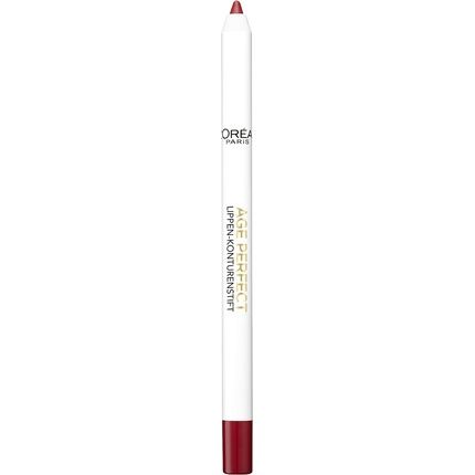 L'Oreal Paris Age Perfect Lip Contour Pencil No. 394 Flaming Carmin Lip Liner Strong Red 1.2G