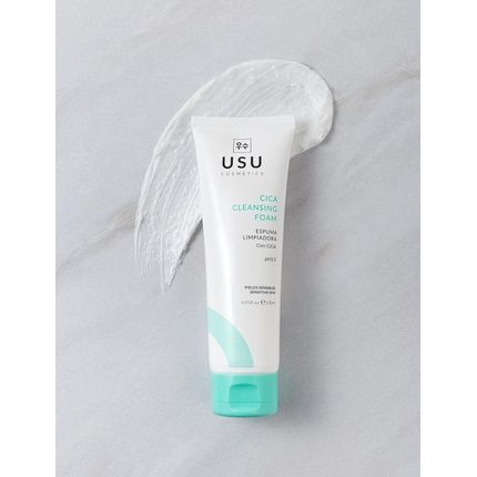 Facial Foam Cleanser With Cica Ph 5.5 120Ml - Removes Impurities, Moisturizes, Soothes And Regenerates Skin - Silky Finish - Ideal For Sensitive Skin - Image 3