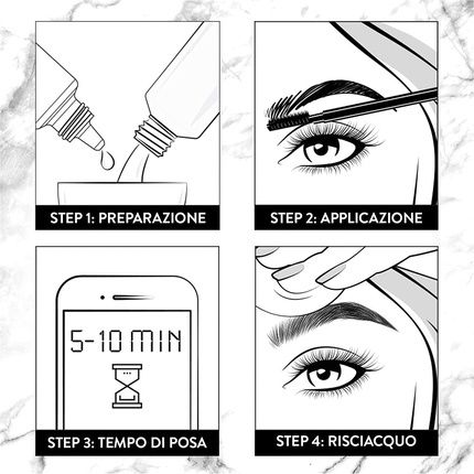 Schwarzkopf Eyebrow Color Set Permanent Color For Eyebrows Shade 1-1 Black - Image 3