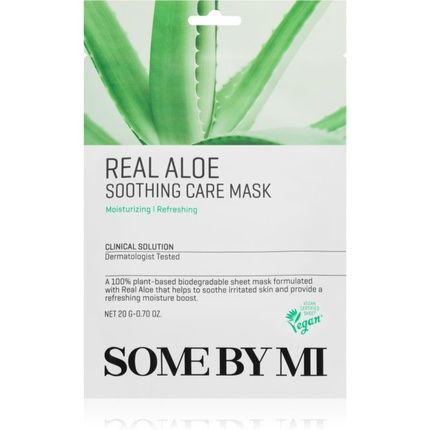 Some By Mi Clinical Solution Aloe Soothing Care Mask - Sheet Mask, 20G