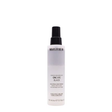 Hair Selective Professional On Care Black Biphasic Spray 150Ml Regenerating Leavein Spray