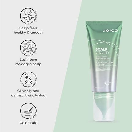 Joico Scalp Vitality Exfoliating Foaming Scrub For Healthy Scalp - Image 3