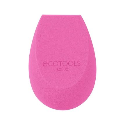 Ecotools Rose Water Bioblender Compostable Makeup Blending Sponge For Liquid And Cream Foundation Pink 1 Count
