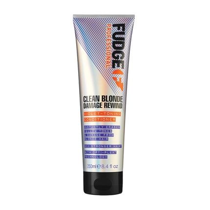 Fudge Professional Clean Blonde Damage Rewind Violettoning Conditioner 250Ml Toning Conditioner For Blonde Hair - Image 3