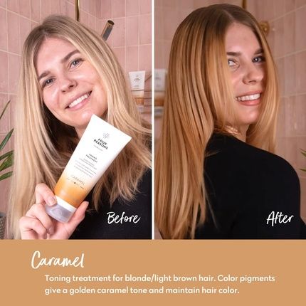 Four Reasons Color Mask Caramel Toning Treatment Color Depositing Conditioner 6.76 Fl Oz - Image 3