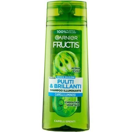 Garnier Fructis Brightening Shampoo For Dull Hair With Plant Keratin 250Ml