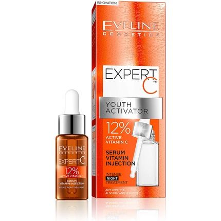 Eveline Cosmetics Expert C Youth Activator 12% Anti Ageing Active Vitamin C Serum 18Ml