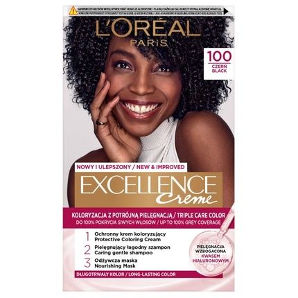 L'Oreal Excellence Creme Hair Color 1 Red