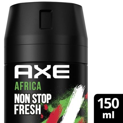 Axe Bodyspray Africa Without Aluminum Salts Non Stop Fresh 150Ml