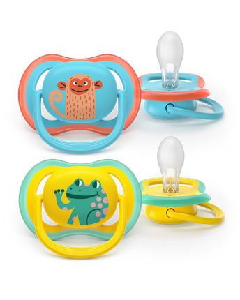 Philips Avent Ultra Air Soother Suitable For 18 Months And Older Yellowblue