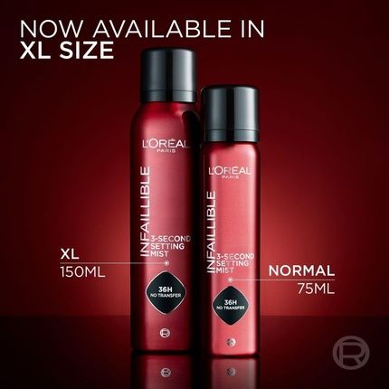 L'Oreal Paris Infallible 3-Second Setting Mist Xl For Face