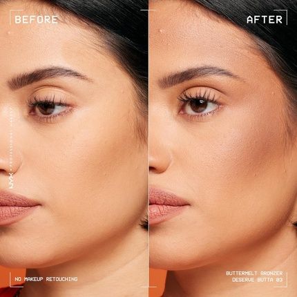 Nyx Professional Makeup Matte Buttermelt Bronzer Longwear Face Makeup Vegan Formula Deserve Butta 03 0.17 Ounce - Image 3