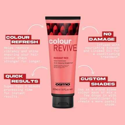 Osmo Color Revive Scarlet Deep Fire Red Conditioning Toning Mask Vegan