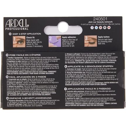 Ardell Faux Mink 810 False Eyelashes Black 25G