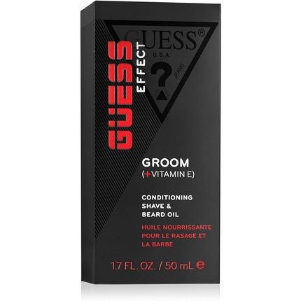 Guess Effect Boost Conditioning Shave And Beard Oil For Men 1.7 Oz - Image 3